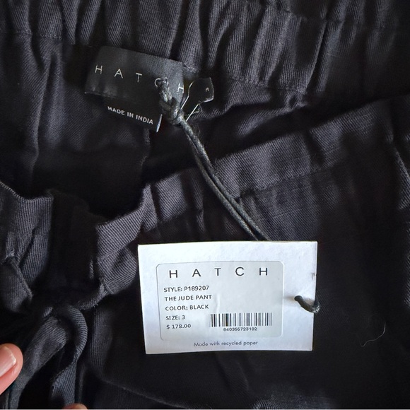 NWT HATCH Maternity The Jude Pant Black Size Large 10/12 - Picture 13 of 13